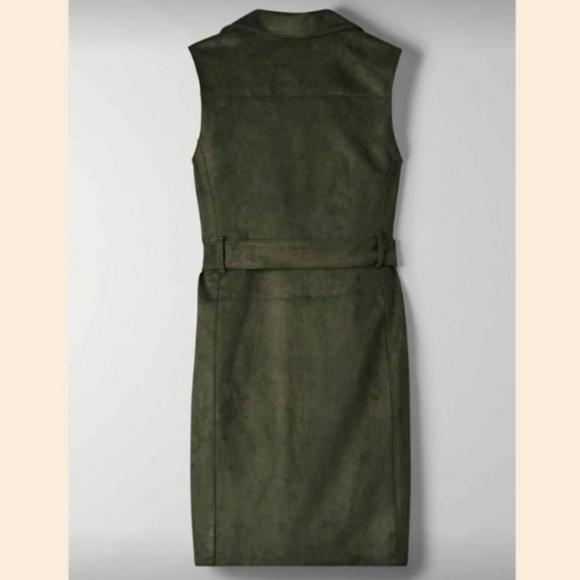 Aritzia Babaton Vest in Tuscan Olive Colour - Picture 4 of 4